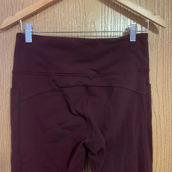 Athleta Maroon Leggings - Picture 2 of 4